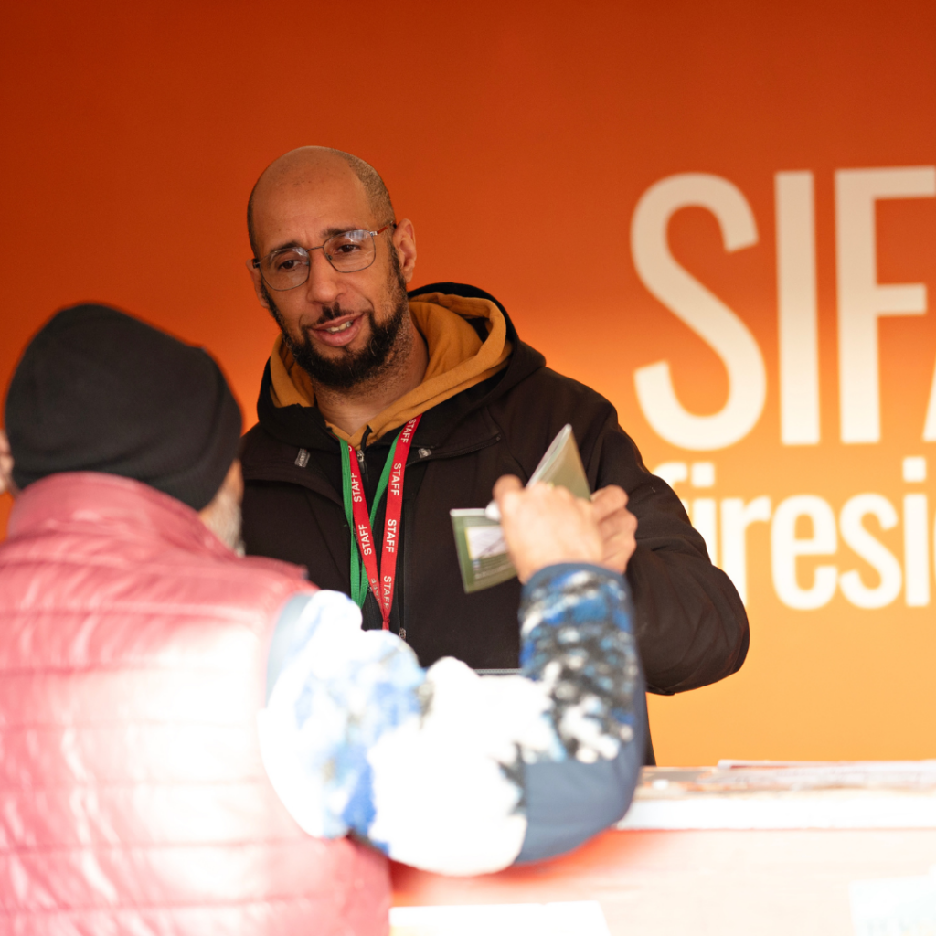 Client Reception at SIFA Fireside, Birmingham's homelessness support service