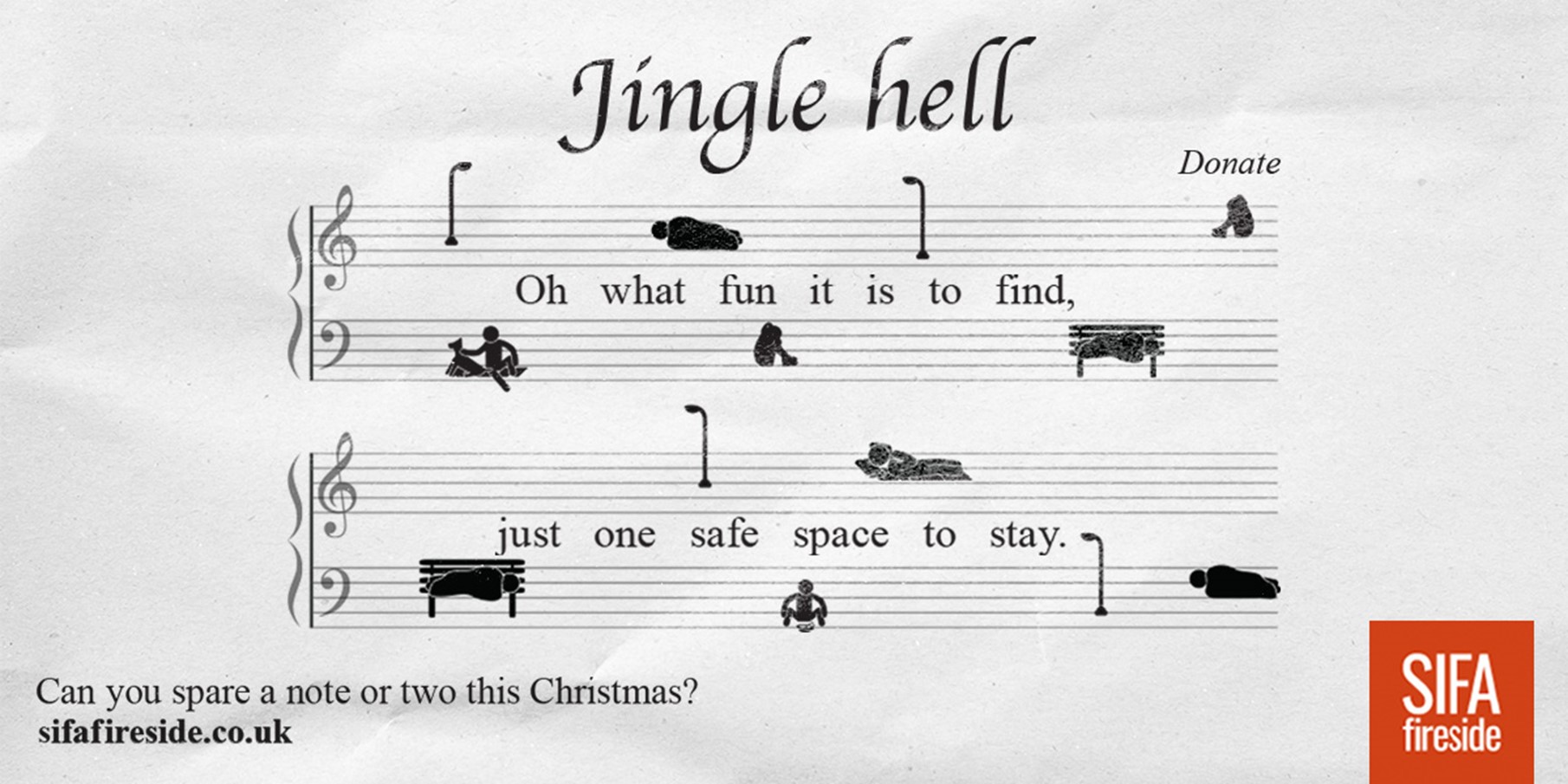 Notes for Christmas Campaign set to Support SIFA Fireside